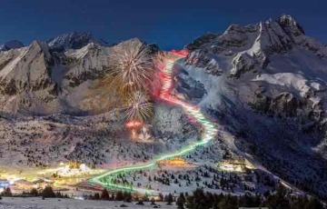 Passo del Tonale: quarta e ultima fiaccolata dei maestri di sci 